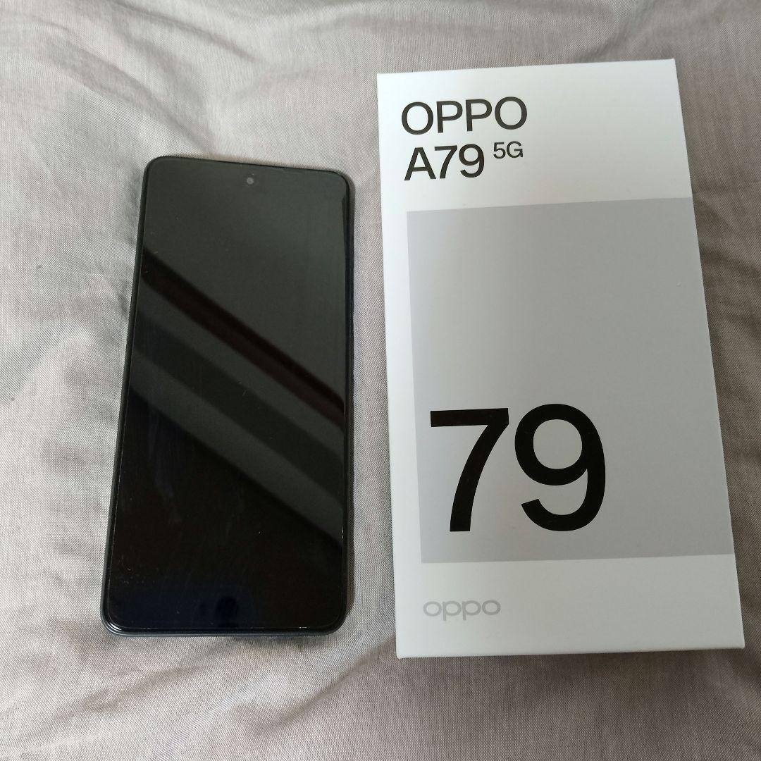 【開封済み】OPPO A79 5G 128GB ミステリーブラック