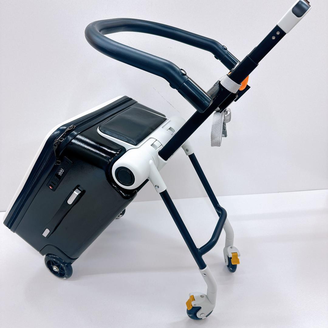 【美品】hopeholic 乗れるキャリーケース スーツケース 40L ホワイト