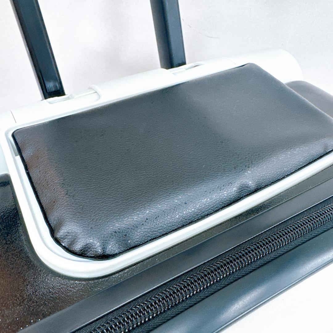 【美品】hopeholic 乗れるキャリーケース スーツケース 40L ホワイト