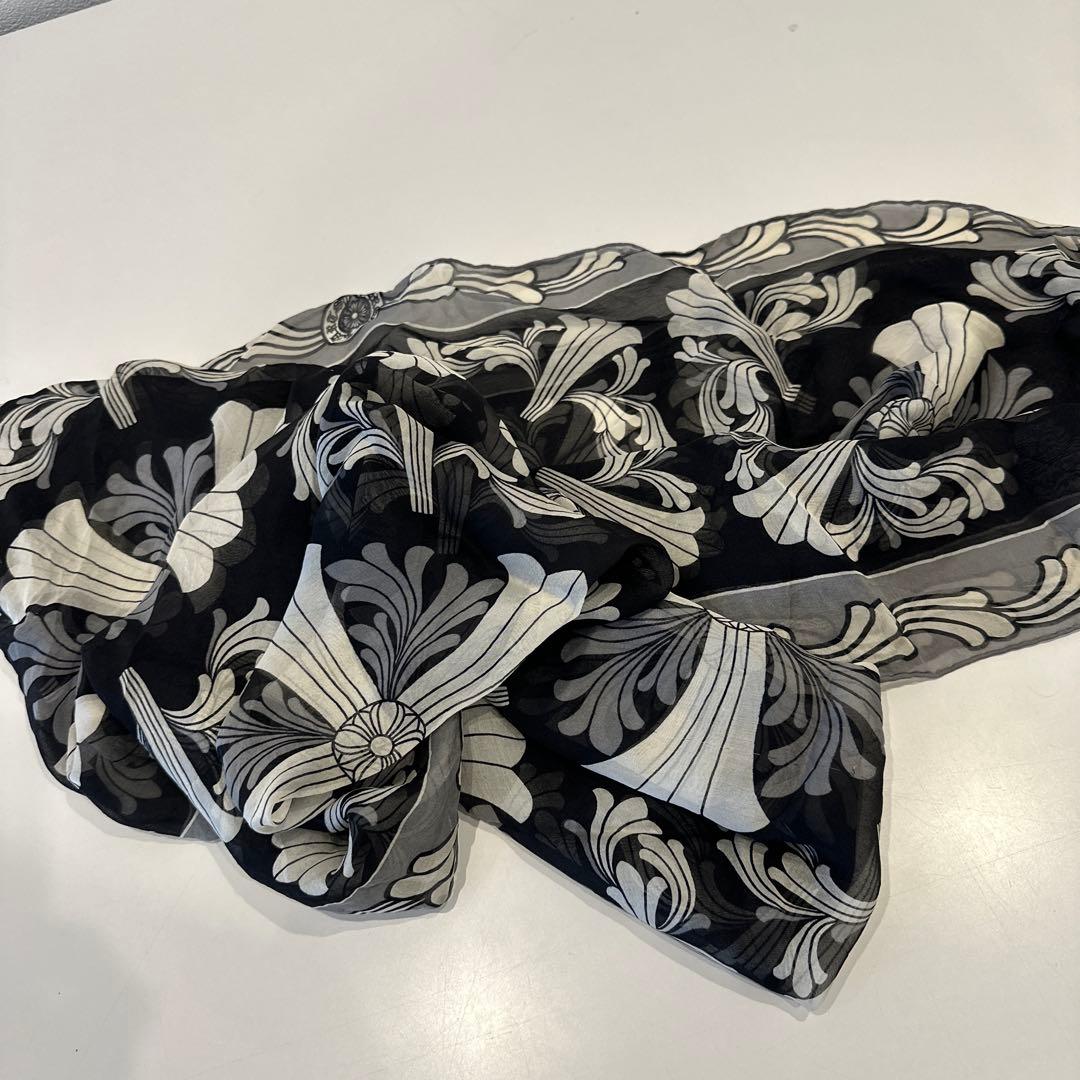 希少chromehearts クロムハーツ　プラスクロス　大判スカーフ