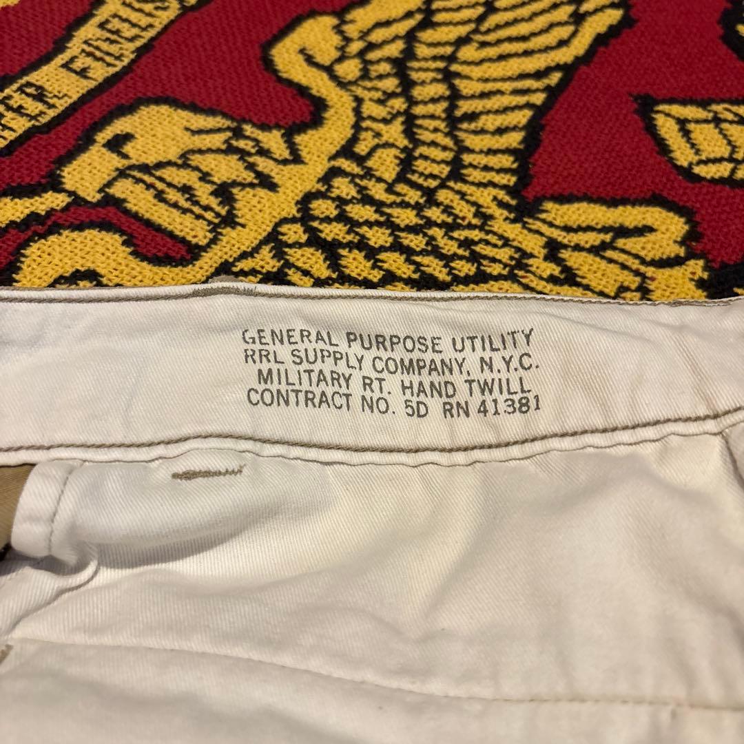 格安 希少 RRL 45カーキ チノusarmyヴィンテージ ラルフローレン