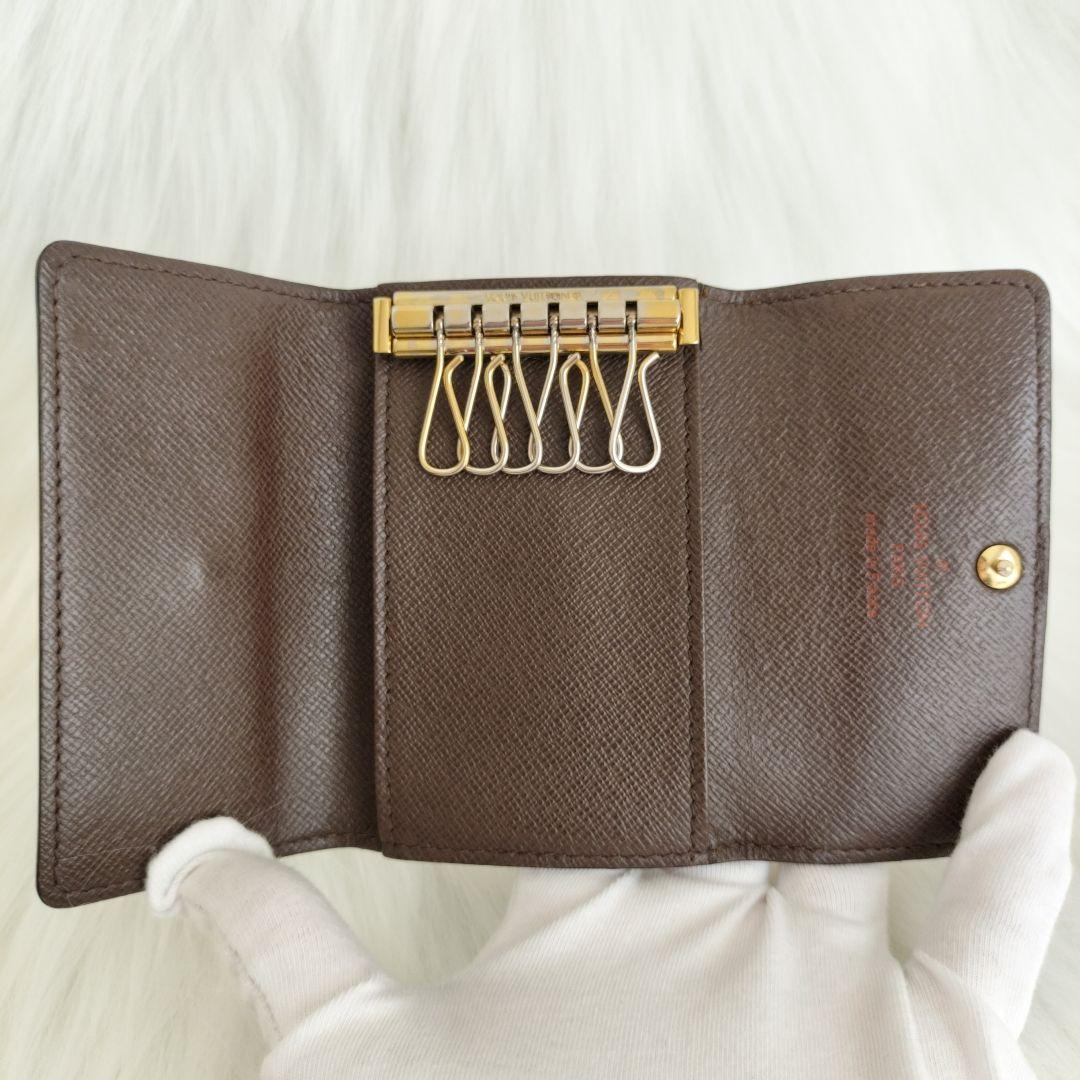 【✨美品✨】ルイヴィトン　ダミエエベヌ　ミュルティクレ6　キーケース