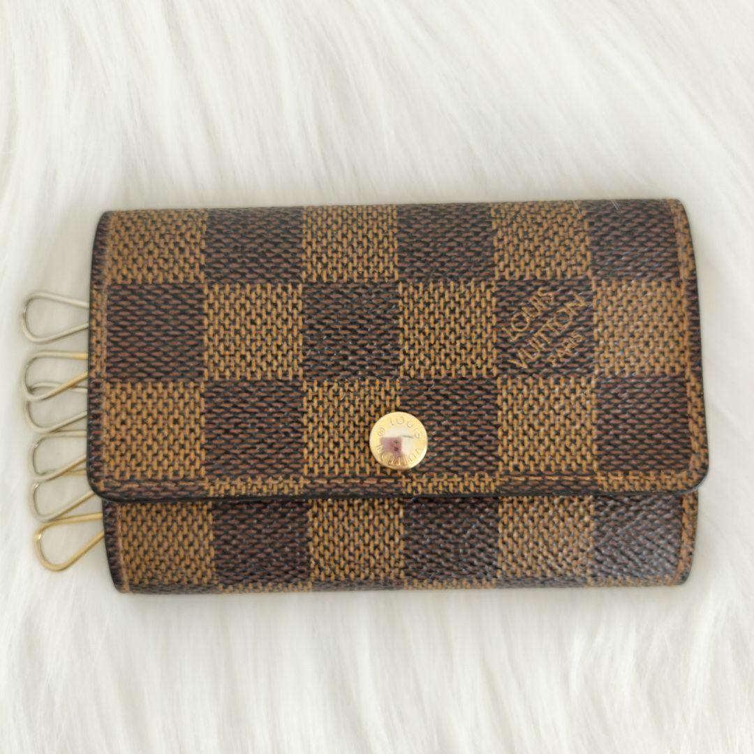 【✨美品✨】ルイヴィトン　ダミエエベヌ　ミュルティクレ6　キーケース