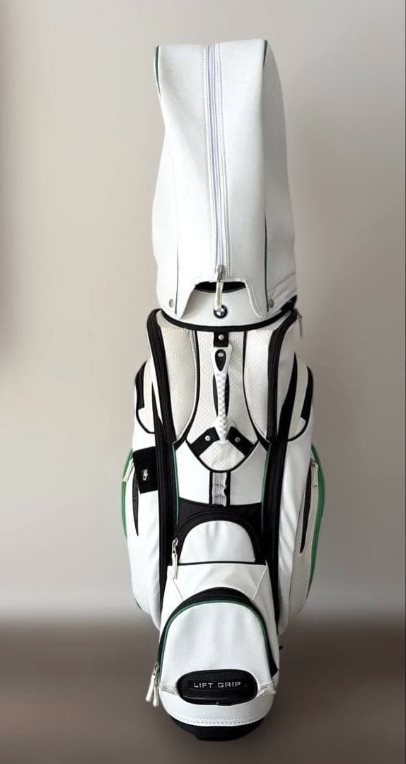 【】 elite grips ゴルフバッグ・キャディバッグ　ホワイト