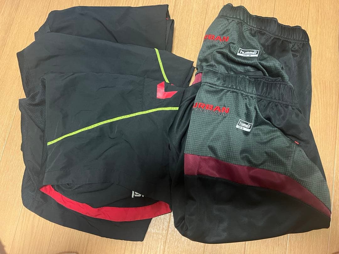 【まとめ売り5点】ヒュンメル　ハーフパンツ×2 ショートパンツ×3 hummel