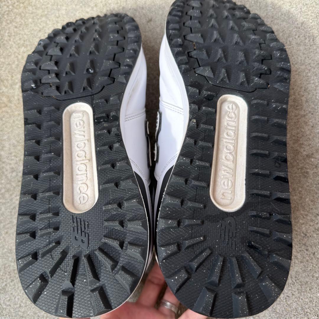 ニューバランス ゴルフシューズ 574 スパイクレス 25.5