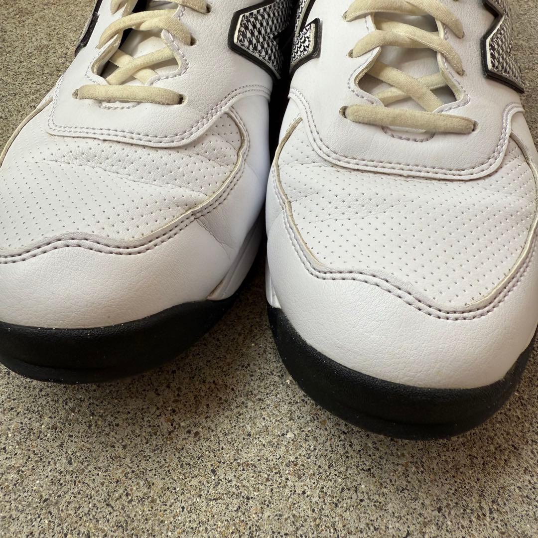 ニューバランス ゴルフシューズ 574 スパイクレス 25.5