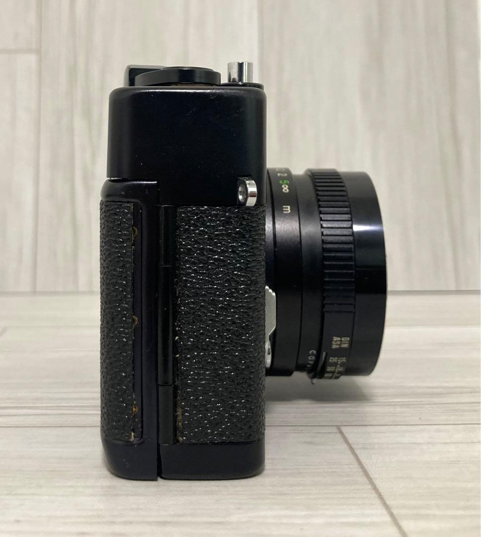 『動作確認済み』Konica C35 FD ブラックボディ フィルムカメラ
