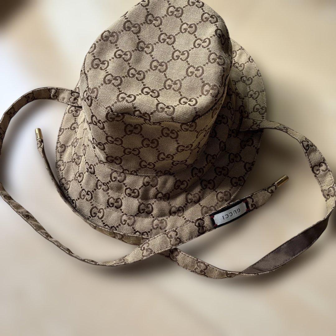 Gucci バケットハット GGパターン　リバーシブル