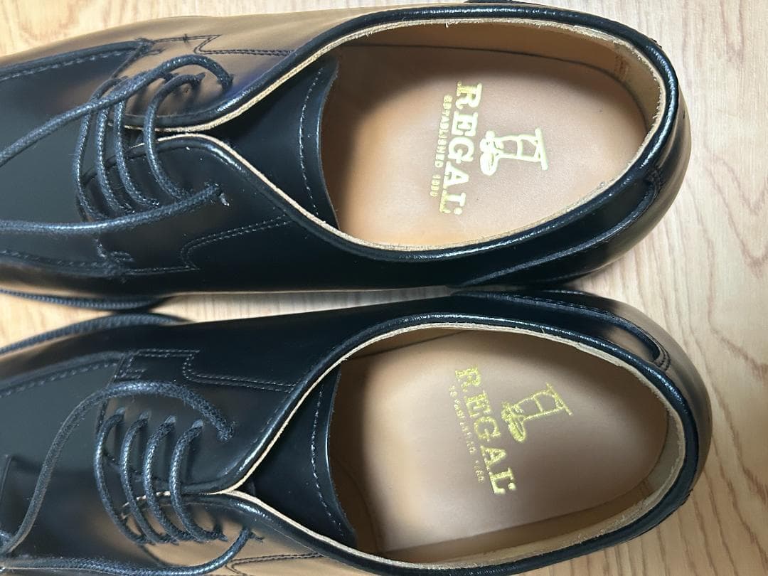 リーガル メンズ　Uチップ　ブラック　24.5cm