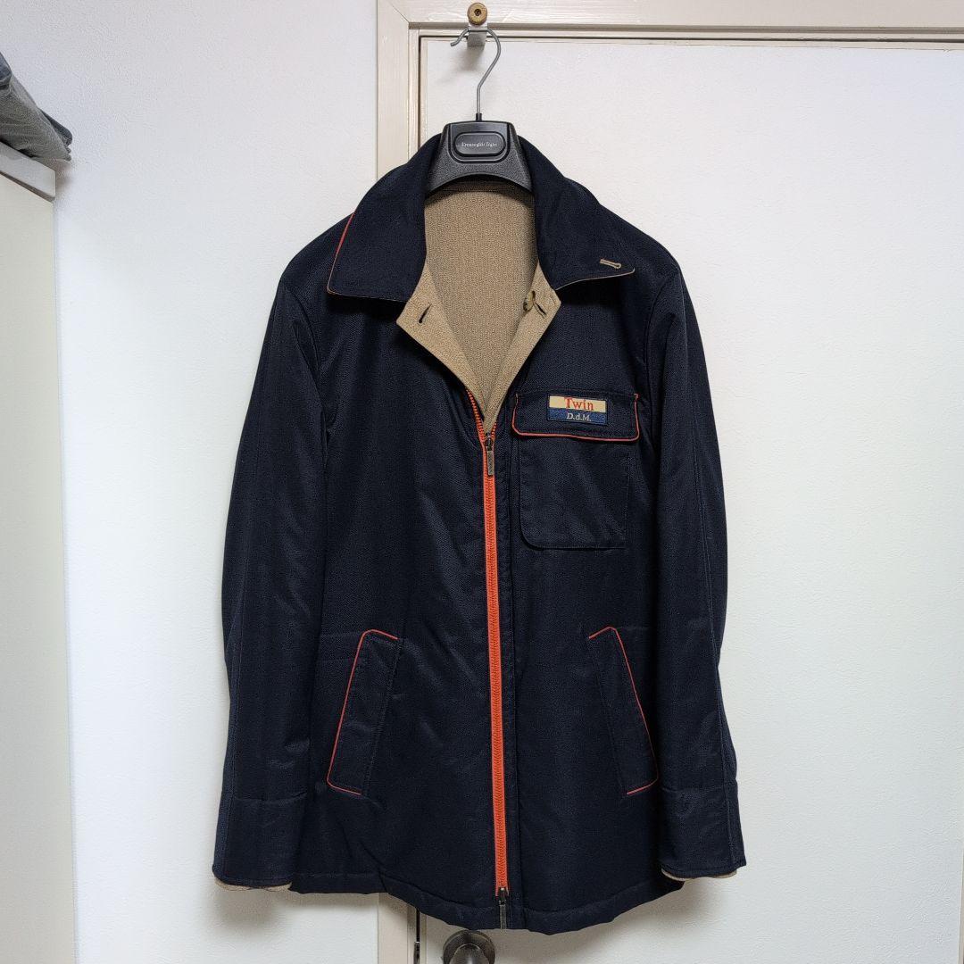 原田　エルメネジルドゼニア　リバーシブル　ハーフコート