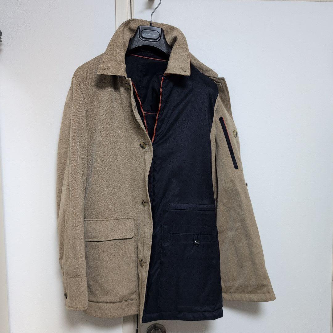 原田　エルメネジルドゼニア　リバーシブル　ハーフコート