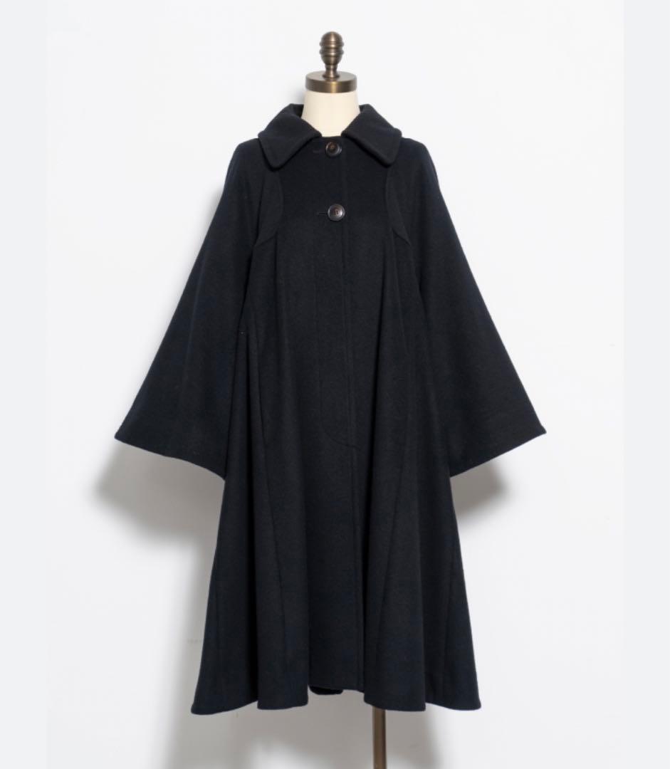 リリーブラウン　フレアコート　Black