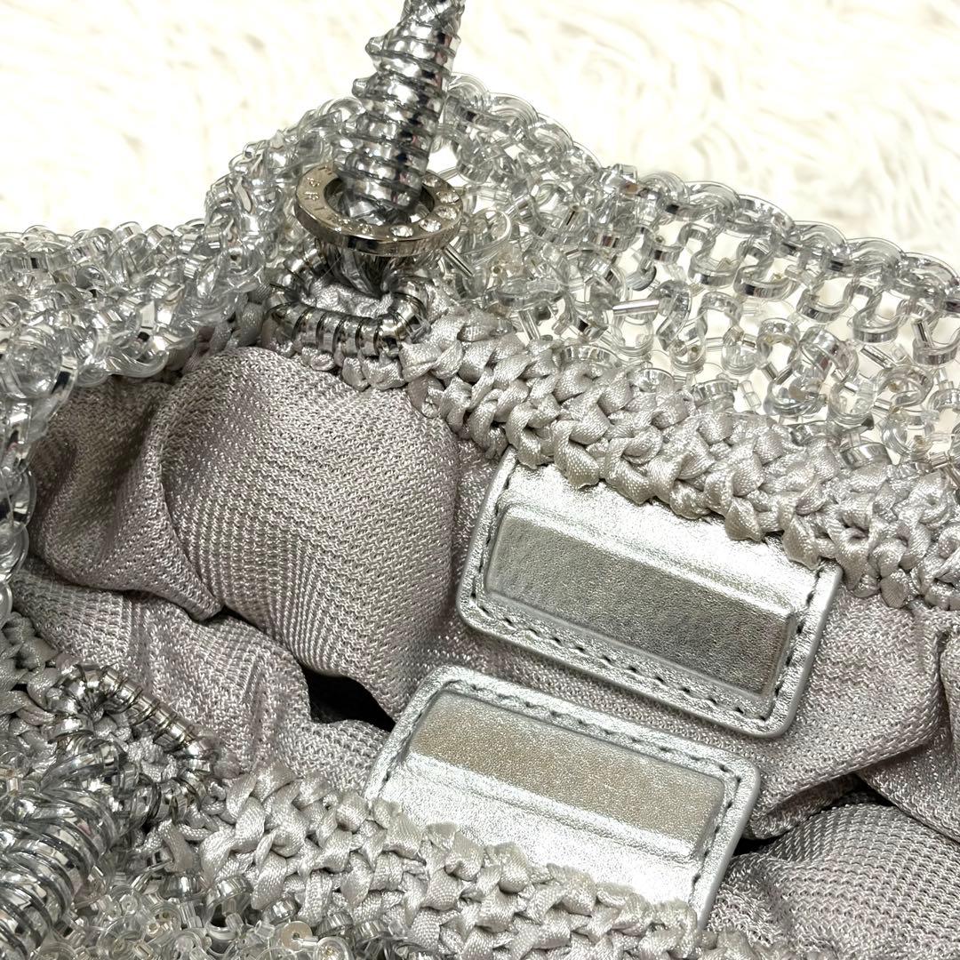 【美品】ANTEPRIMA ワイヤーグリッター　2WAY ショルダーバッグ