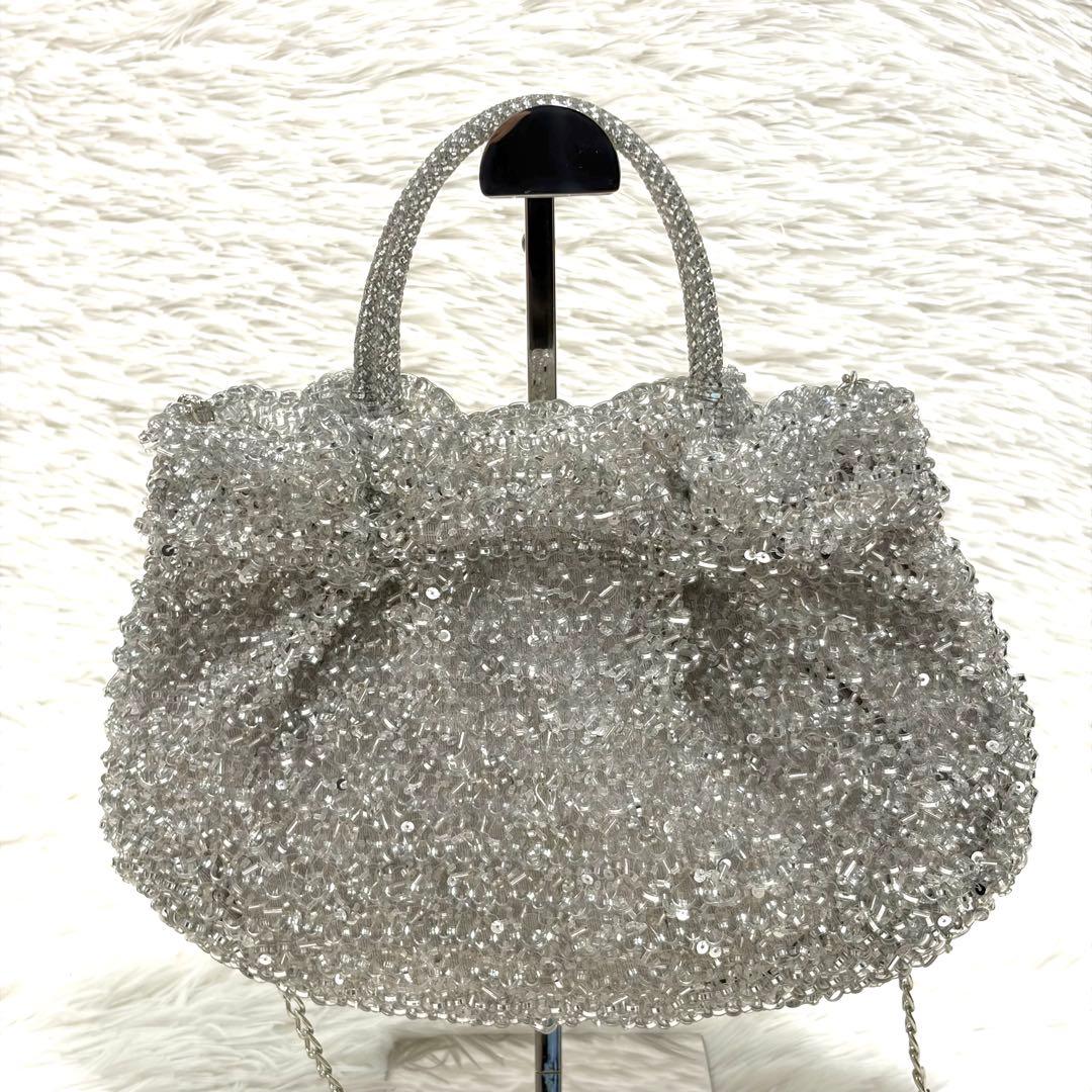 【美品】ANTEPRIMA ワイヤーグリッター　2WAY ショルダーバッグ