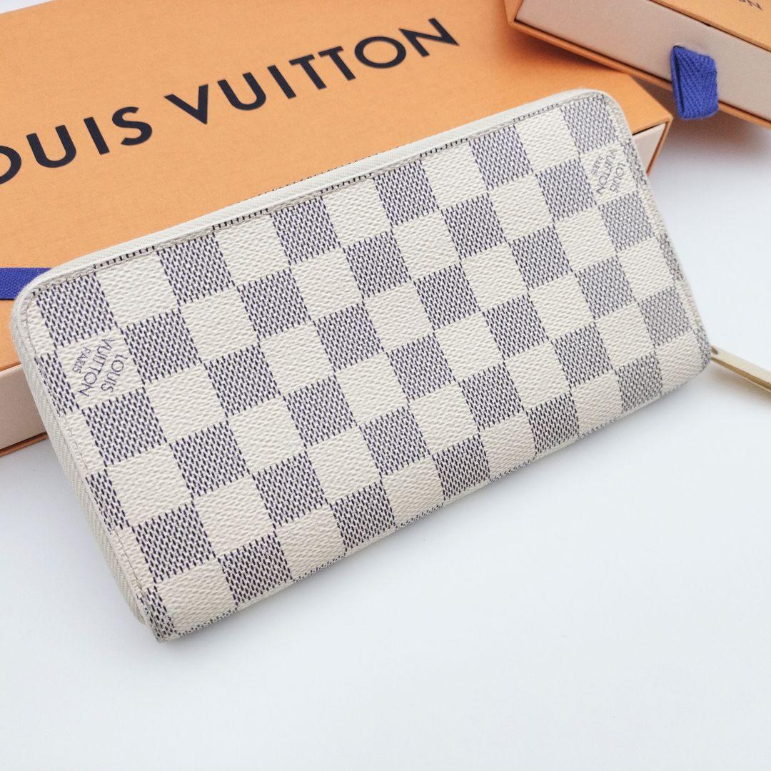 極美品✨ジッピーウォレット ダミエ アズール ルイヴィトン ラウンド 長財布