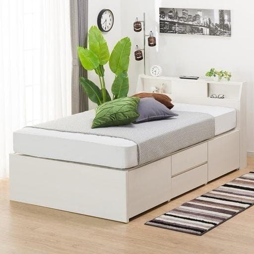 ニトリ べッドフレーム アザン2 WW チェスト40 ホワイト ※配送要相談