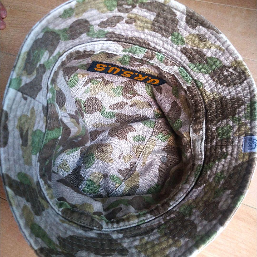 URSUS BAPE 　 ヘリンボーン 　猿迷彩　バケットハット　リバーシブル
