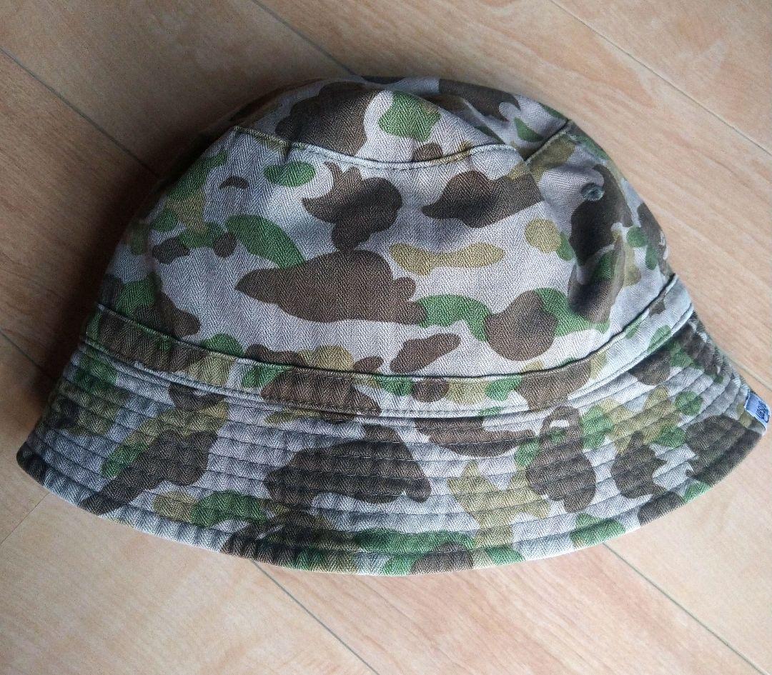 URSUS BAPE 　 ヘリンボーン 　猿迷彩　バケットハット　リバーシブル