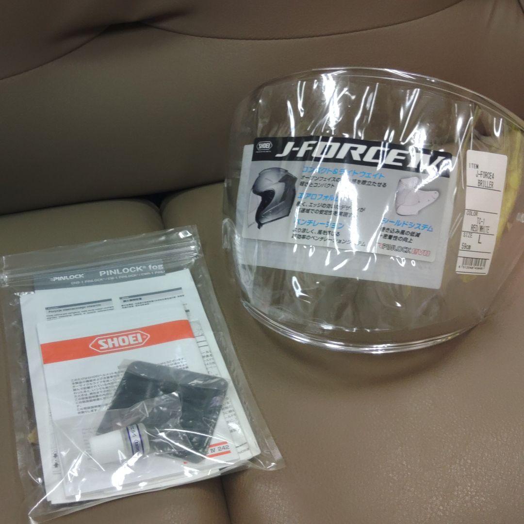 SHOEI　J-force4　ブリエ　赤×白　Lサイズ　目立つ傷無し！