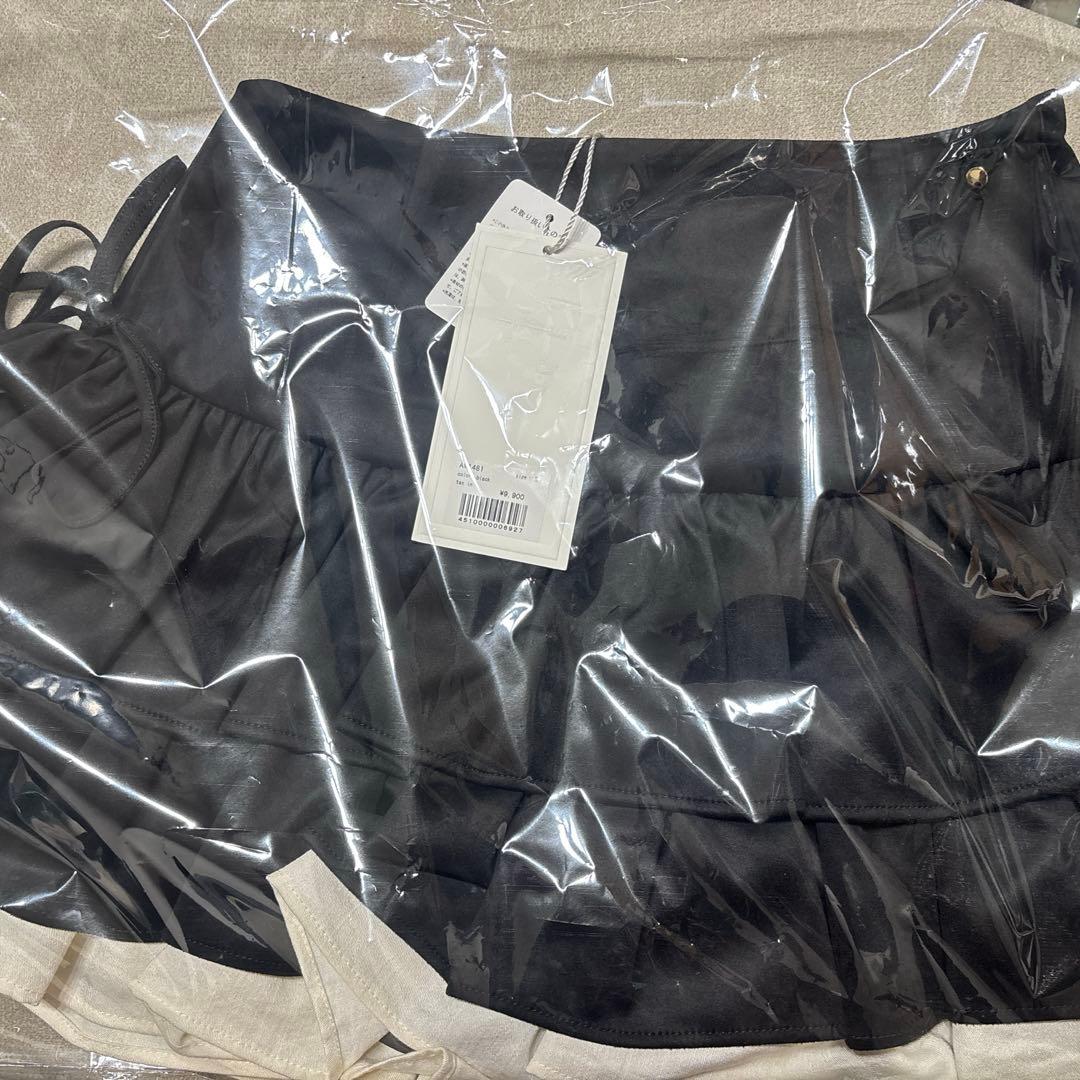 最終値下げ‼️andmary Mel gather skirt black s