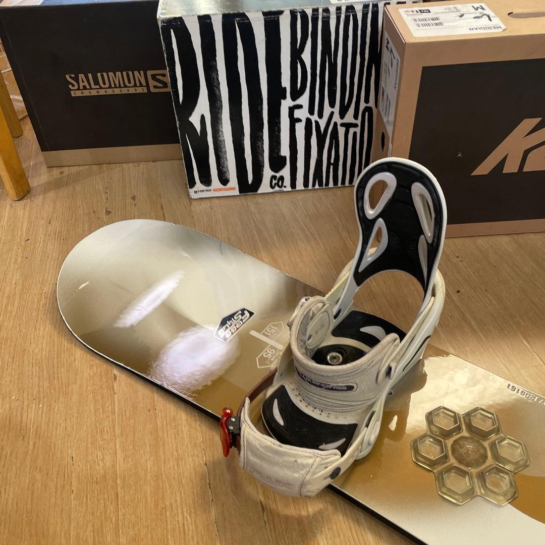 YONEX×FLUX　良質国産　バインディング付スノーボードセット　ヨネックス