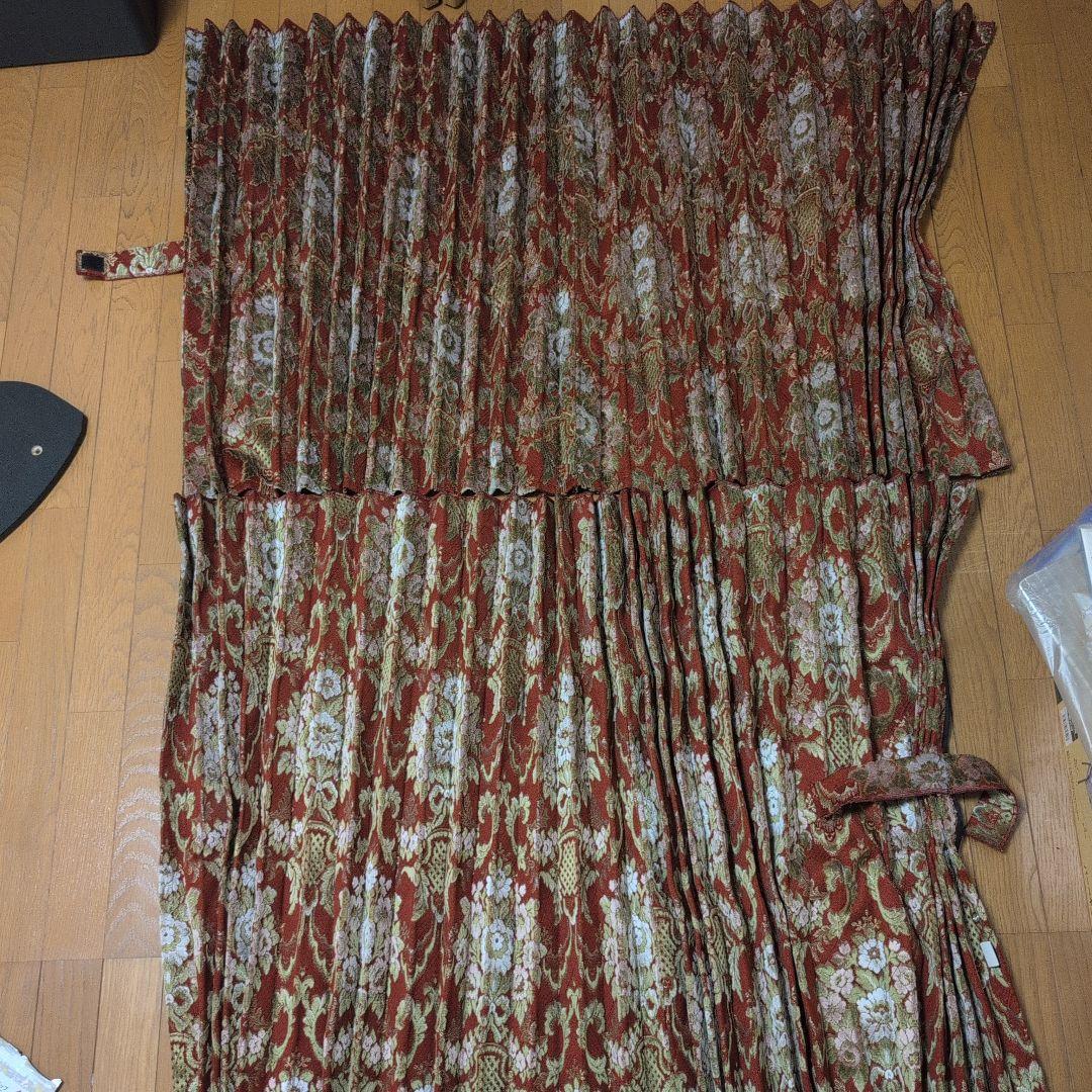 花籠仮眠カーテン　裏生地有り