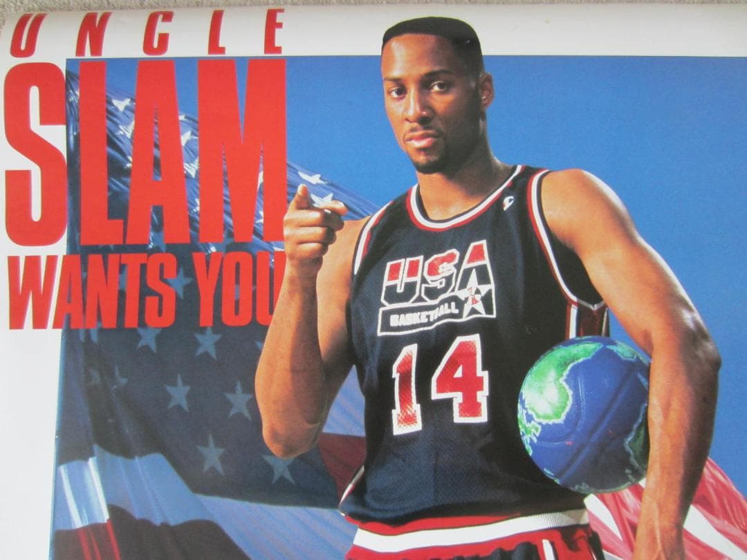 アロンゾ モーニング　ドリームチームポスター　ALONZO MOURNING