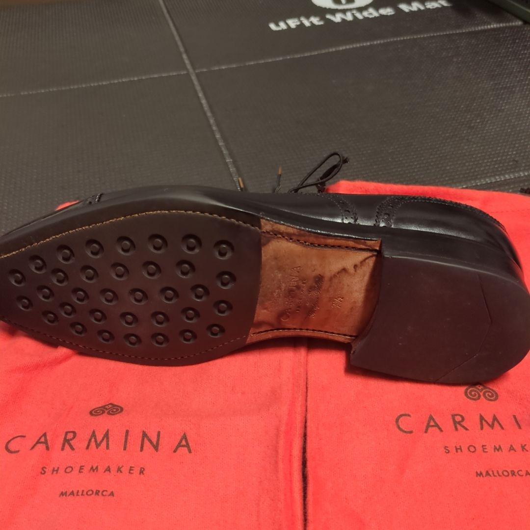 カルミナ　セミブローグ（カーフ レイン）10051　サイズ7.5