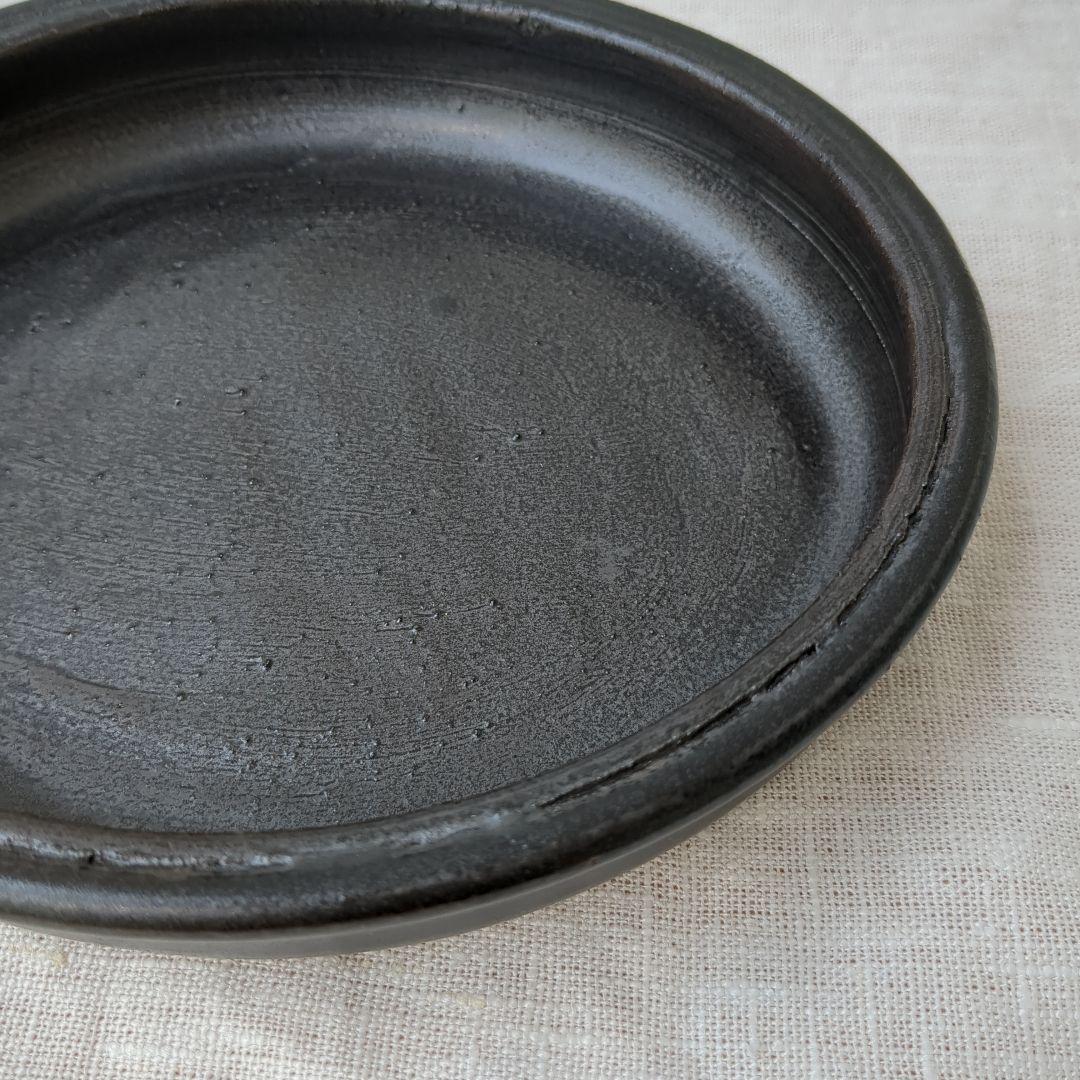 未使用品　市川孝　楕円　オーバル　皿　耐火皿　魯山