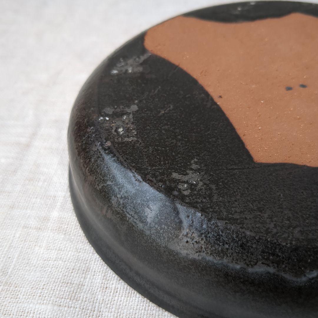 未使用品　市川孝　楕円　オーバル　皿　耐火皿　魯山