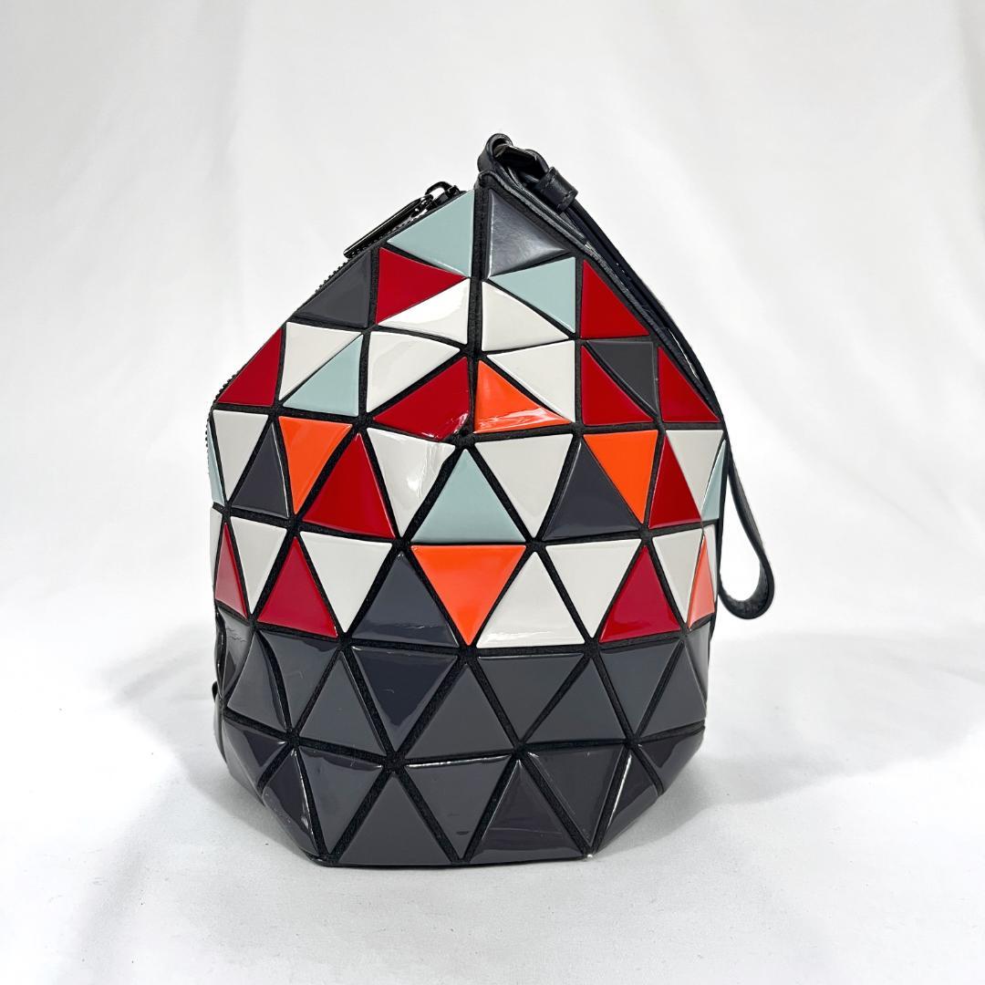 バオバオイッセイミヤケ クラッチバッグ ハンドバッグ お洒落 マルチカラー