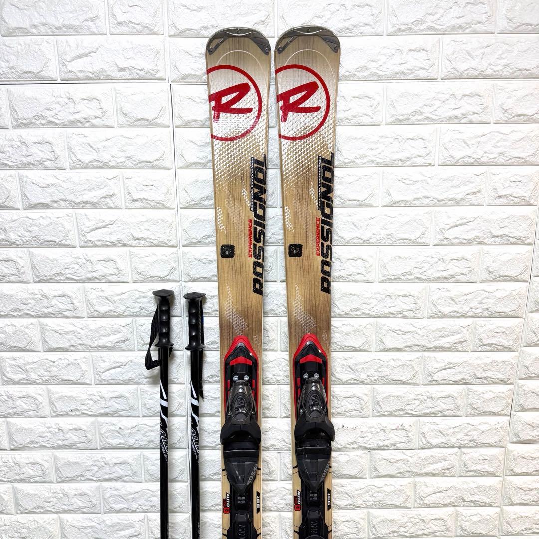 美品　ROSSIGNOL 78X 166 SALOMON ストック　ケース付き