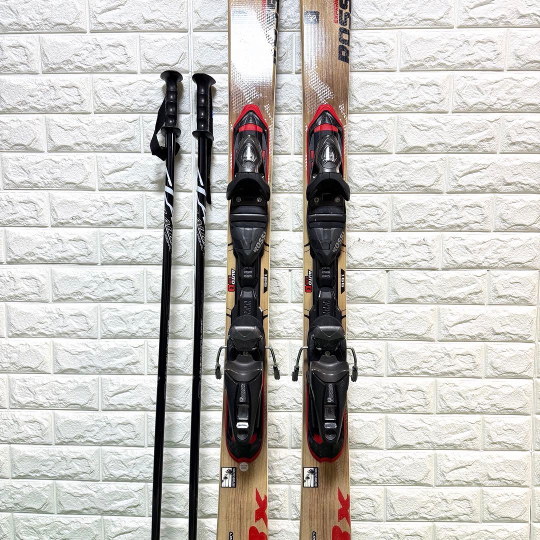 美品　ROSSIGNOL 78X 166 SALOMON ストック　ケース付き