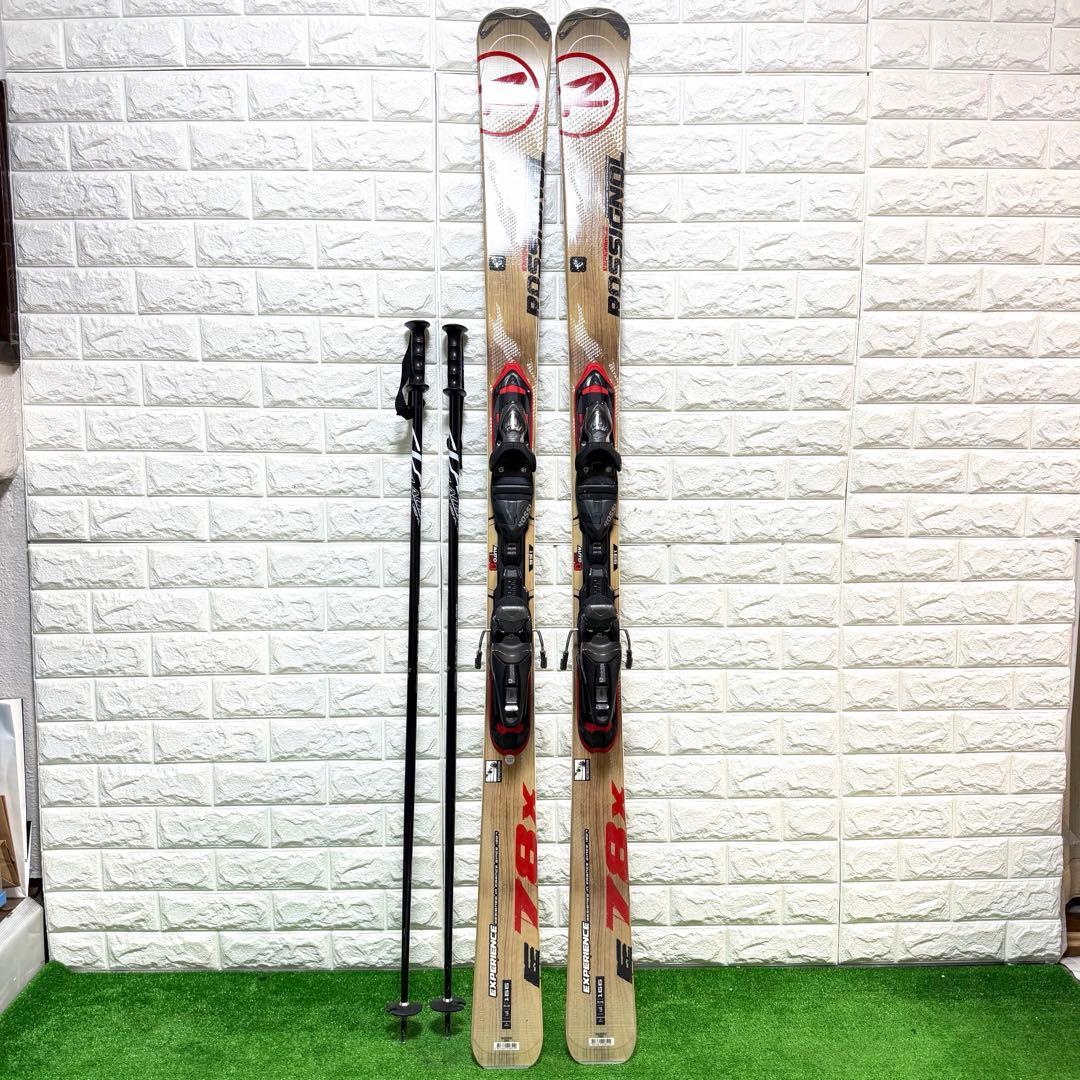 美品　ROSSIGNOL 78X 166 SALOMON ストック　ケース付き