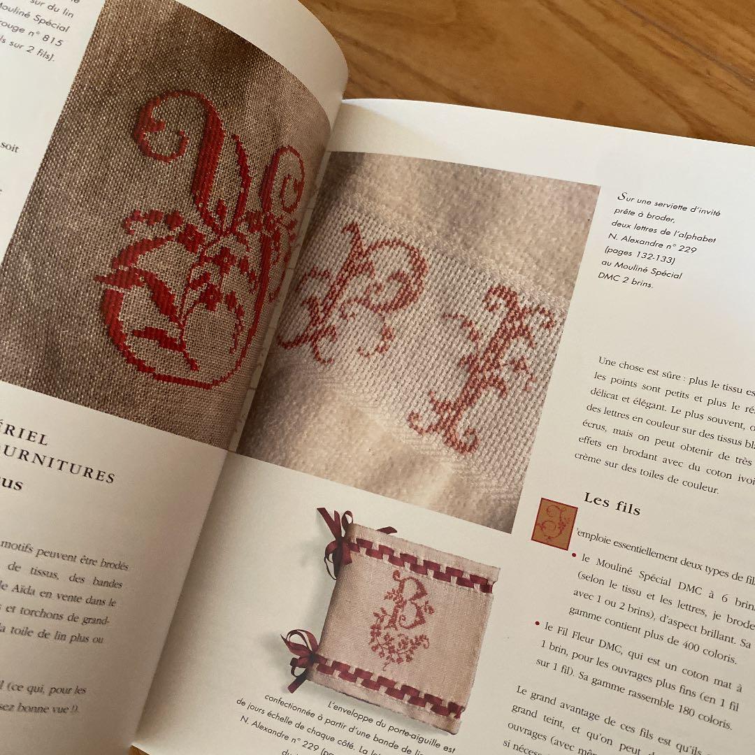 洋書 ALPHABETS ANCIENS A BRODER AU POINT