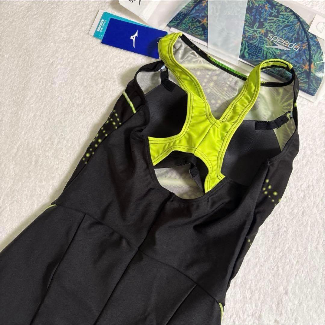 専用　キャップ付　ミズノ　競泳水着　XLサイズ　　フィットネス用　ストロークワン