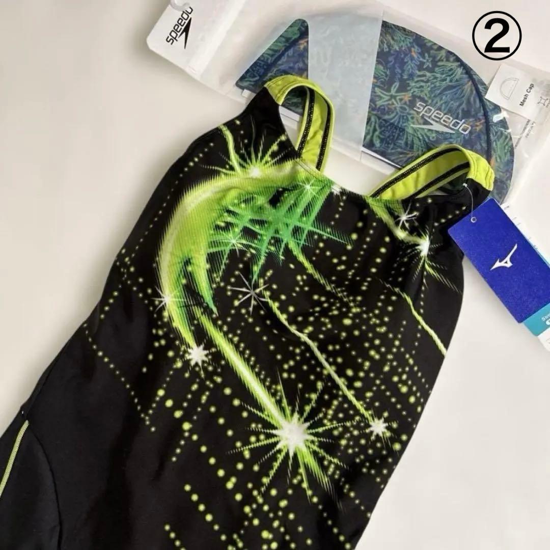 専用　キャップ付　ミズノ　競泳水着　XLサイズ　　フィットネス用　ストロークワン