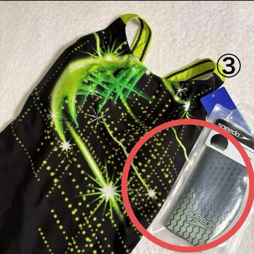 専用　キャップ付　ミズノ　競泳水着　XLサイズ　　フィットネス用　ストロークワン