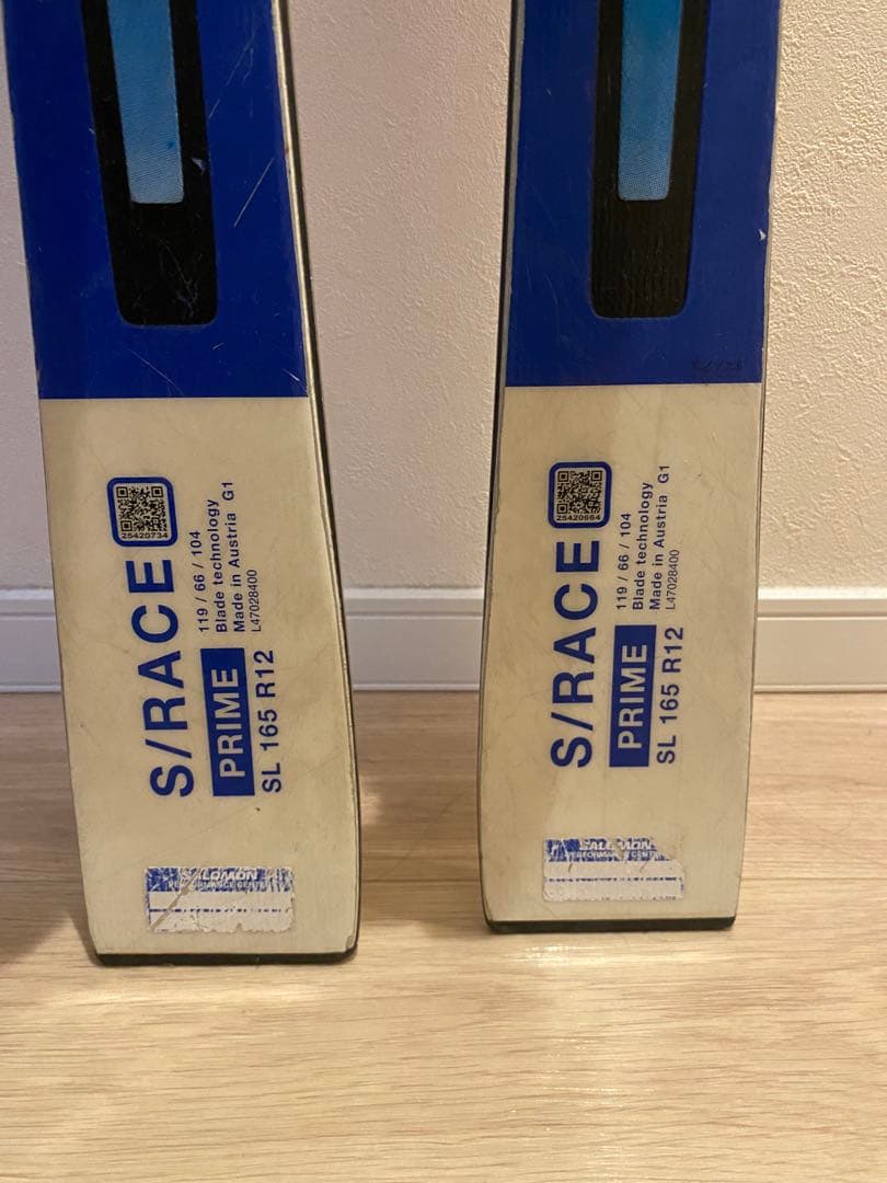 SALOMON S/RACE PRIME SL 165 R12 ビンディング付き