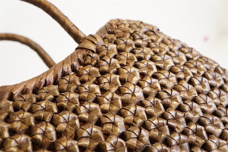 山葡萄 籠　胡桃木 くるみかごバック （六角花編み）かご　バック・やまぶどう　籠