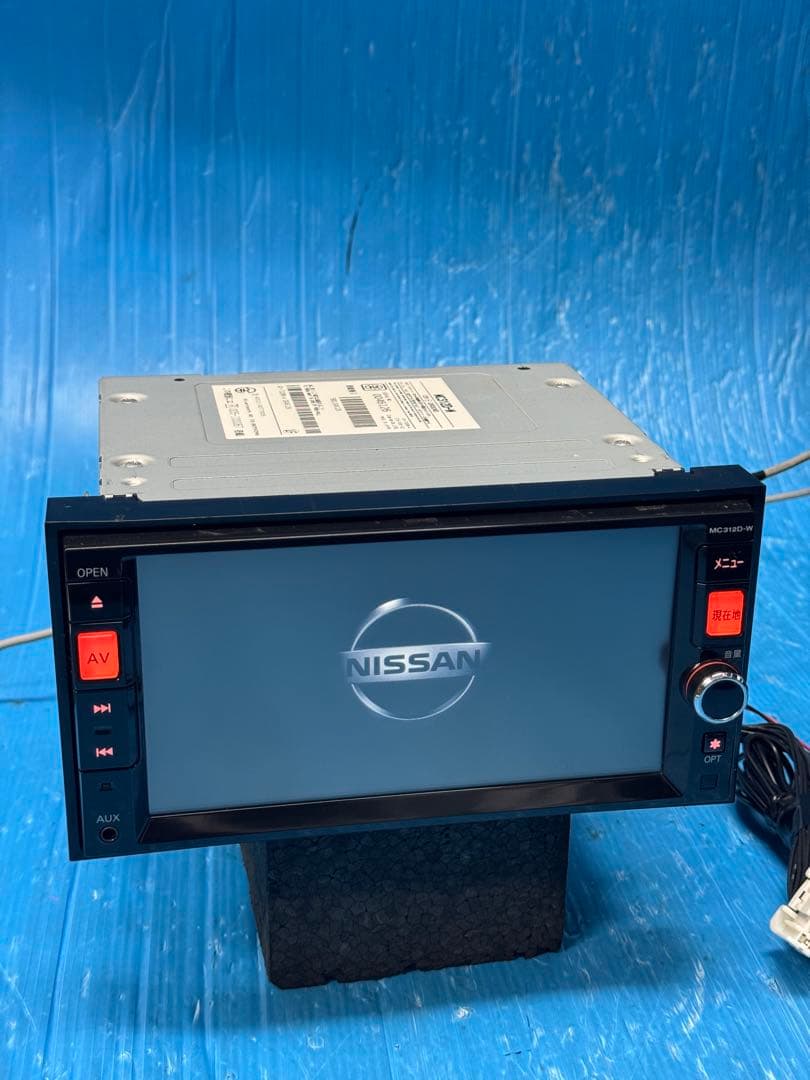 日産純正ナビ　MC312D-W 地図2015年