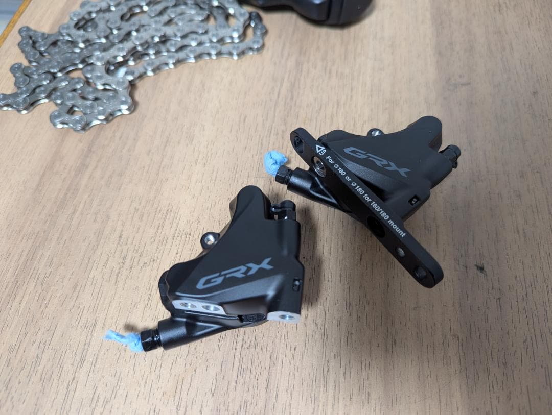 未使用品 Shimano GRX 2×12Sコンポーネントセットハンドル付き