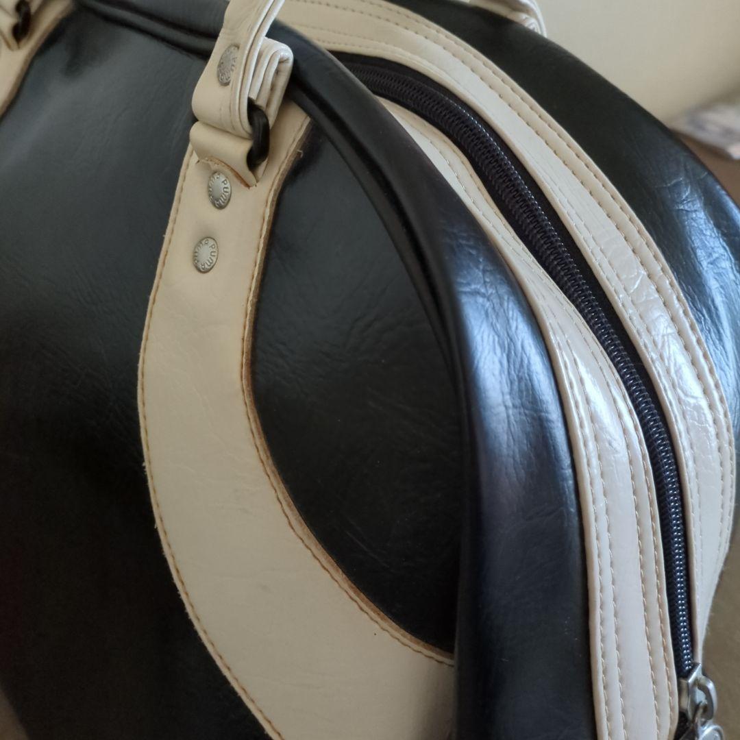 90s 00s プーマ PUMA ボストンバック エナメル レトロ 黒