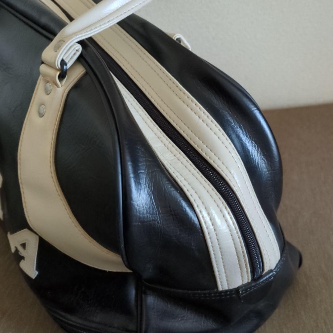 90s 00s プーマ PUMA ボストンバック エナメル レトロ 黒