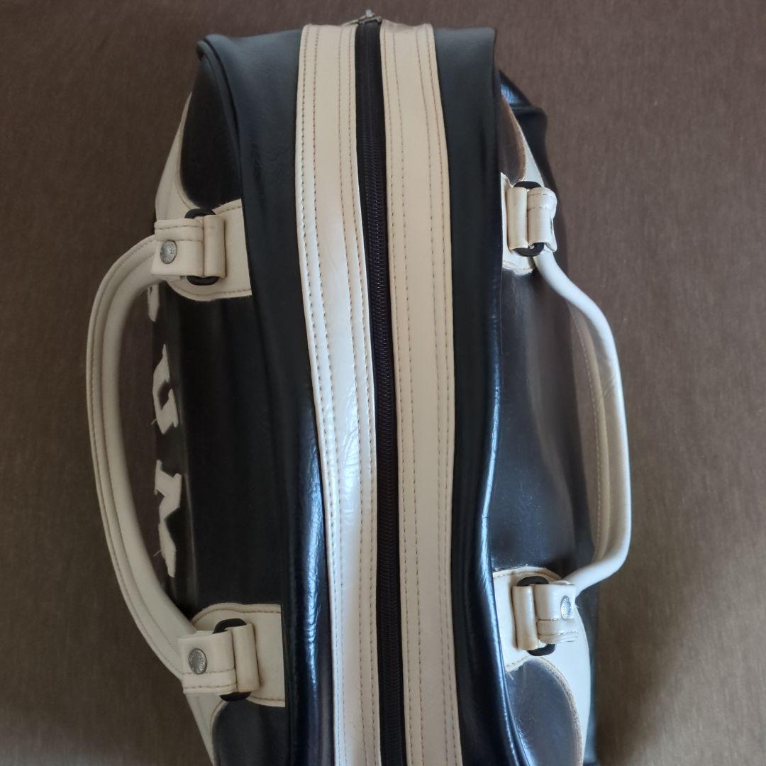 90s 00s プーマ PUMA ボストンバック エナメル レトロ 黒