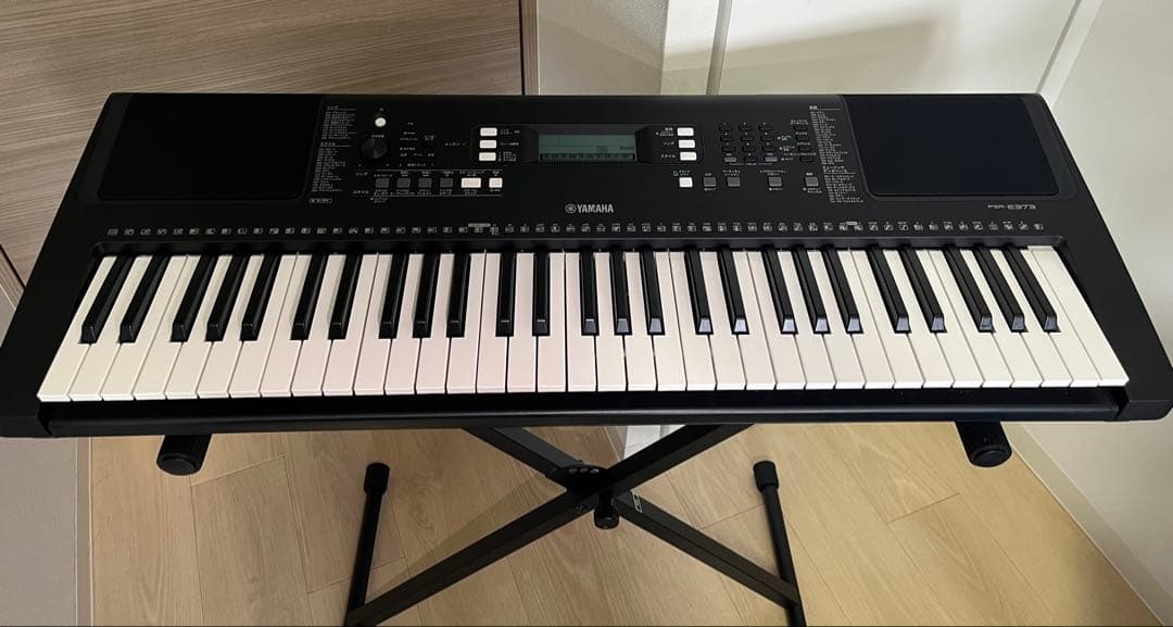 Yamaha PSR-E373 61鍵キーボード　Xスタンドセット