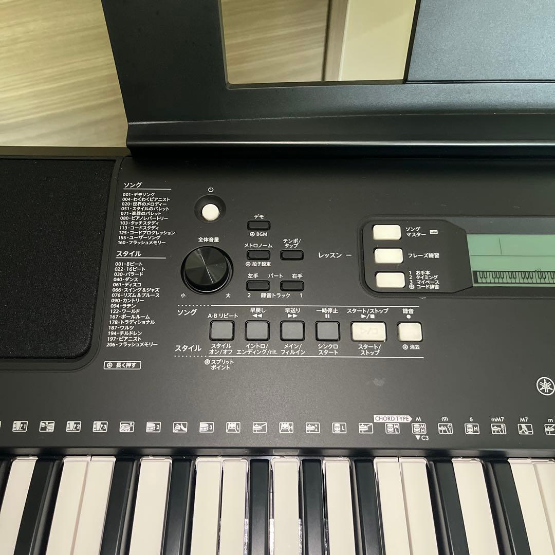 Yamaha PSR-E373 61鍵キーボード　Xスタンドセット