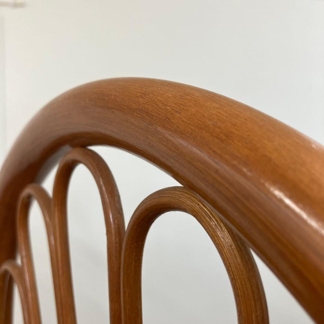 《超美品》 ラタン パーテーション 藤 4連 仕切り 昭和レトロ 間仕切り 衝立