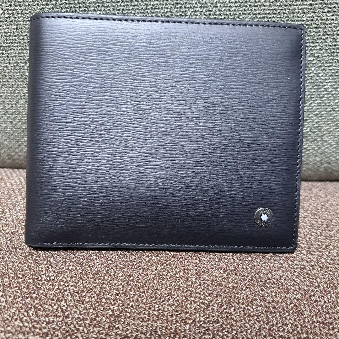 【美品】MONTBLANCモンブラン二つ折財布